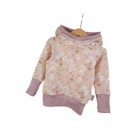 Hoodie Blümchen altrosa