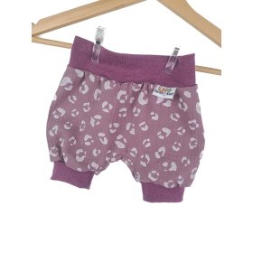 Kurze Hose Musselin Leo flieder