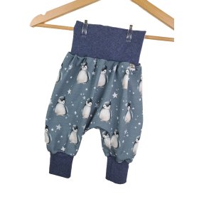 Pumphose Pinguine blau