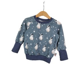 Pullover Pinguine blau