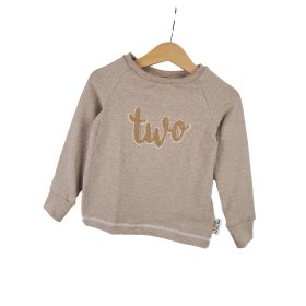 Langarmshirt Two-Patch sand