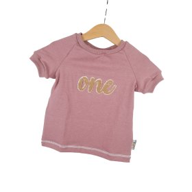 T-Shirt One-Patch rosa