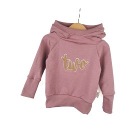 Hoodie Two-Patch rosa