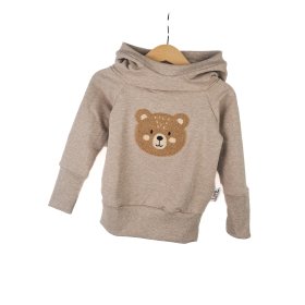 Hoodie Bärchi-Patch sand