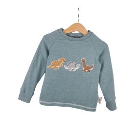 Langarmshirt Dinolieblinge-Patch altmint