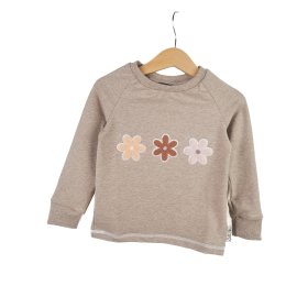 Langarmshirt Blumenlieblinge-Patch sand