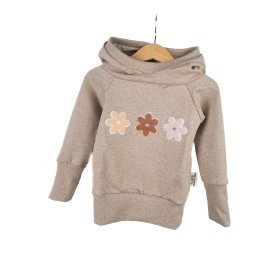Hoodie Blumenlieblinge-Patch sand