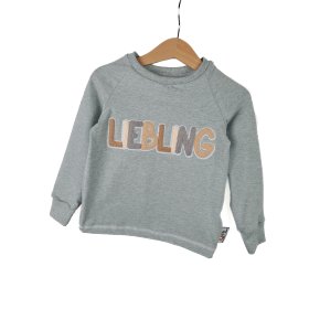 Langarmshirt Liebling-Patch mint