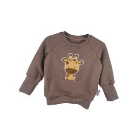 Pullover Giraffenkopf-Patch