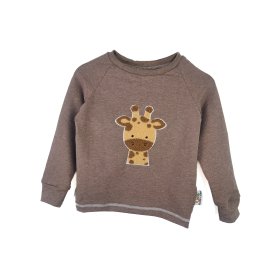 Langarmshirt Giraffenkopf-Patch