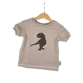 T-Shirt T-Rex-Patch khaki/sand