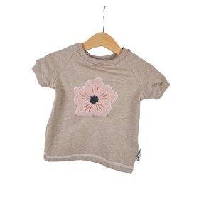 T-Shirt Blumentraum-Patch sand