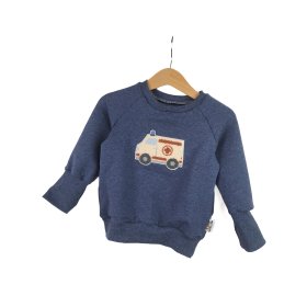 Pullover Krankenwagen-Patch blau