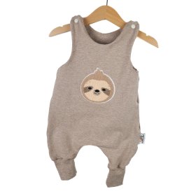 Strampler Faultier-Patch sand