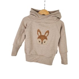 Hoodie Reh-Patch sand