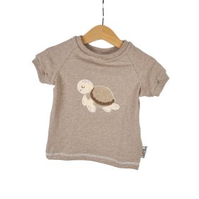 T-Shirt Schildkröte-Patch sand