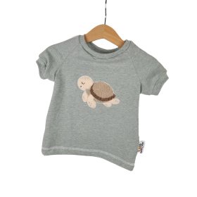 T-Shirt Schildkröte-Patch mint