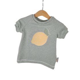 T-Shirt Zitrone-Patch mint