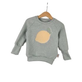 Pullover Zitrone-Patch mint