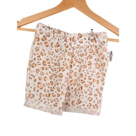 Kurze Shorts Musselin Leo creme
