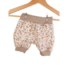 Kurze Hose Musselin Leo creme