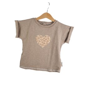Shirty Leo Herz-Patch sand