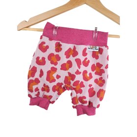 Kurze Hose Musselin Leo pink