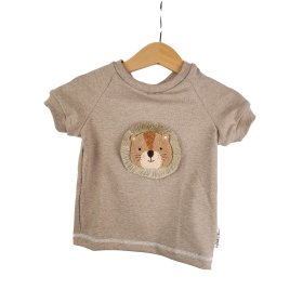 T-Shirt Löwenliebling-Patch sand