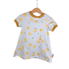 Kurzarmkleid Kleine Zitronen