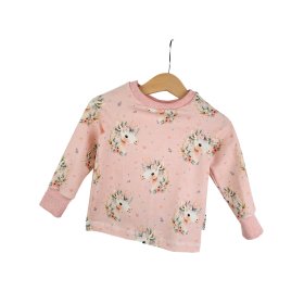 Langarmshirt Einhorntraum rosa