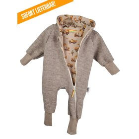 Walkoverall sand meliert mit Baustelle sand