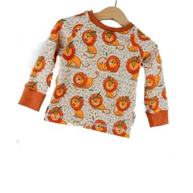 Langarmshirt Löwe sand
