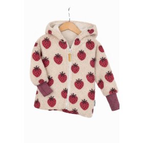 Jacke aus Fleece Erdbeere