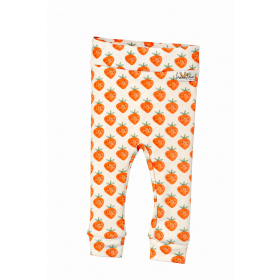 Leggings Feinripp Erdbeere