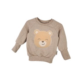 Pullover Teddy-Patch sand