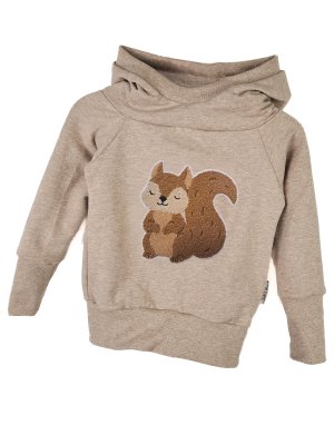 Hoodie Eichhörnchen-Patch sand