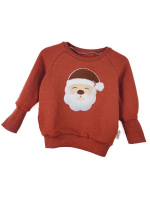Pullover Weihnachtsmann-Patch