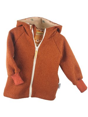 Walkjacke rost mit Lieblingsbär