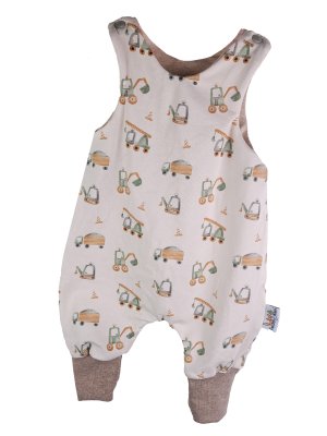 Strampler Coole Baustellenfahrzeuge