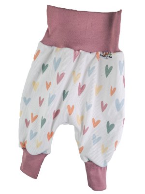 Pumphose Feinripp Herzen