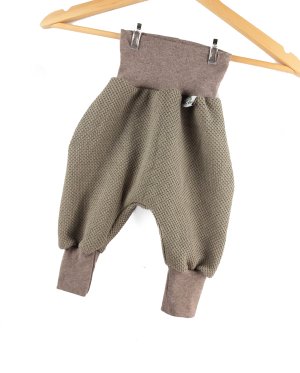 Pumphose grobstrick beige 68/74
