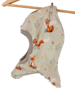 Schlupfmütze Fuchsi creme 44-46