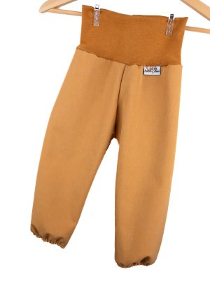 Softshellhose Softshell senfgelb meliert 86/92