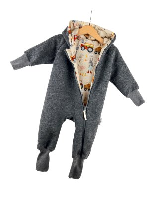 Walkoverall Walk grau mit Unsere kleine Farm 74/80