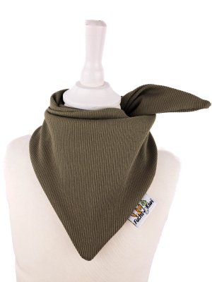Halstuch zum Binden Feinripp khaki