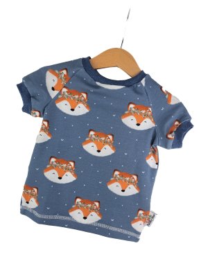 T-Shirt Fuchsi blau