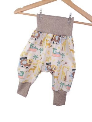 Pumphose Dschungel creme 122/128