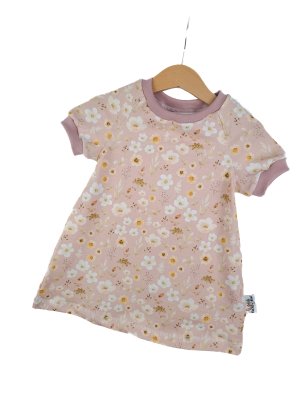 Kurzarmkleid Blümchen altrosa
