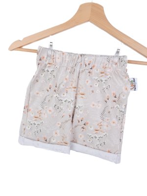 Kurze Shorts Blümchen sand