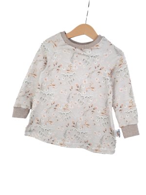 Langarmkleid Blümchen sand